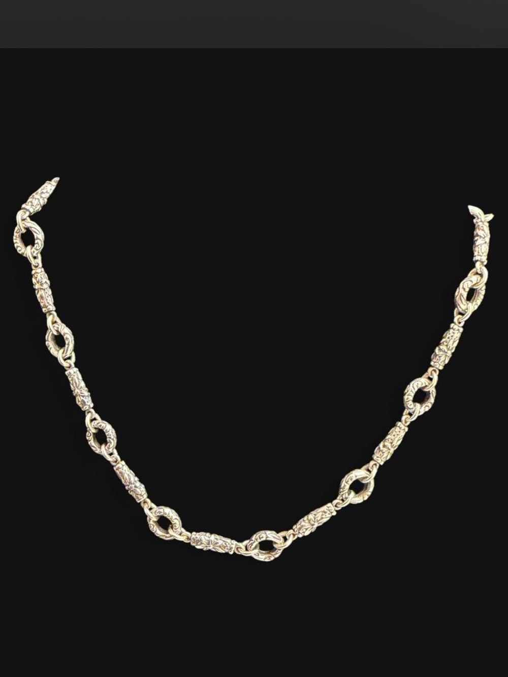 Silver Link Chain Necklace - Elegant Women's Jewelry